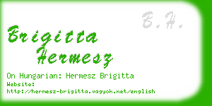 brigitta hermesz business card